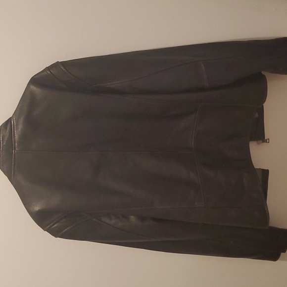 Marc New York Andrew Marc Black Genuine Leather Jacket (Medium) - Picture 8 of 14